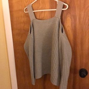 Design Lab - Off the Shoulder Knit Sweater